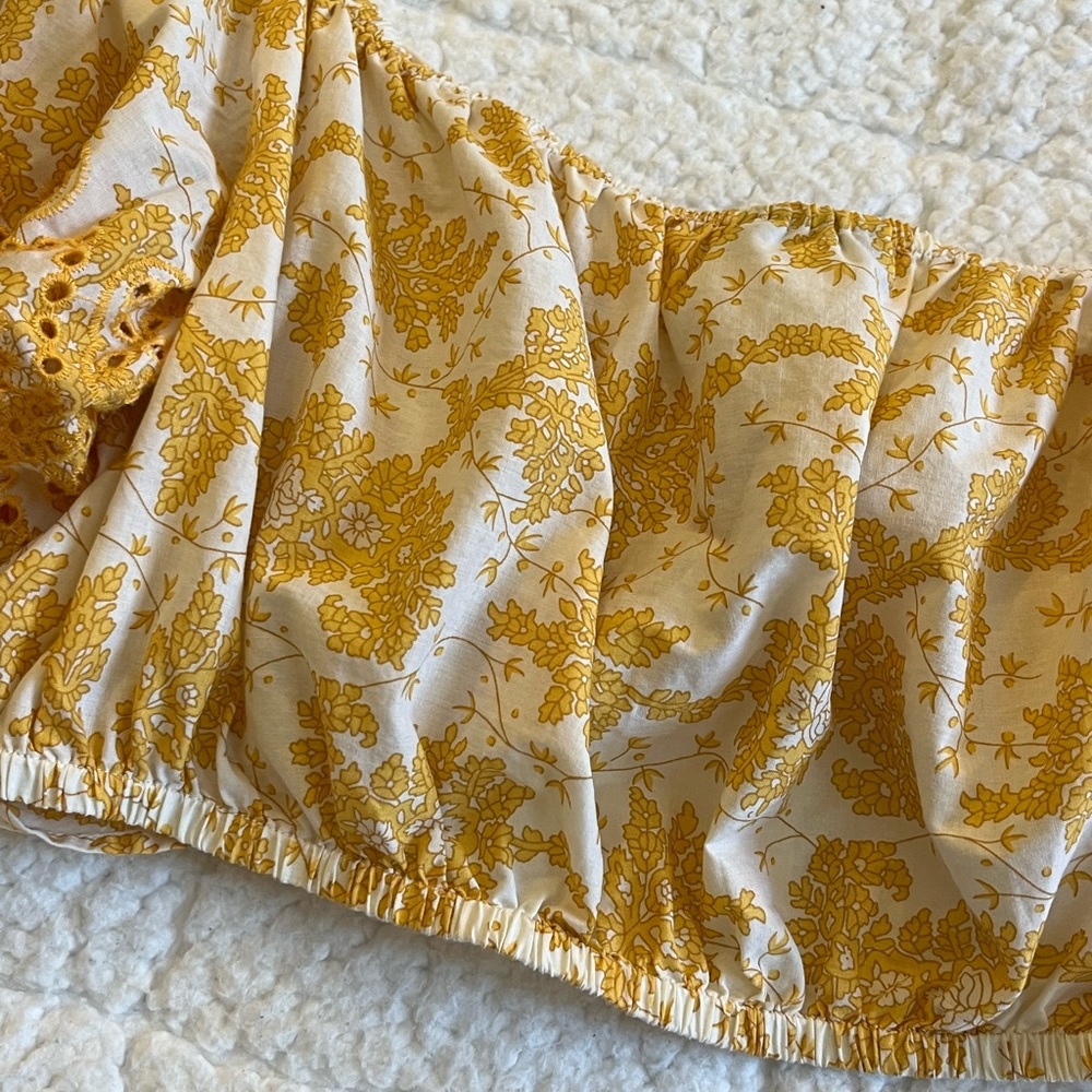 Topshop embroidered crop top - Picture 8 of 14